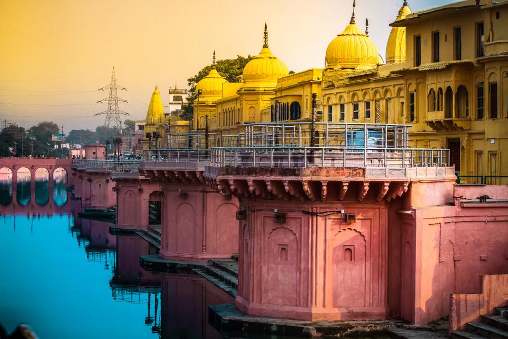 Beautiful Ghat of Ayodhya on River Sarayu