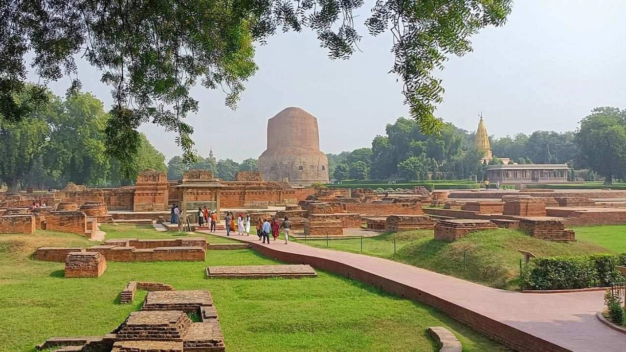 Dhamekha Stupa at Sarnath - Lord Buddha First Sermon Site