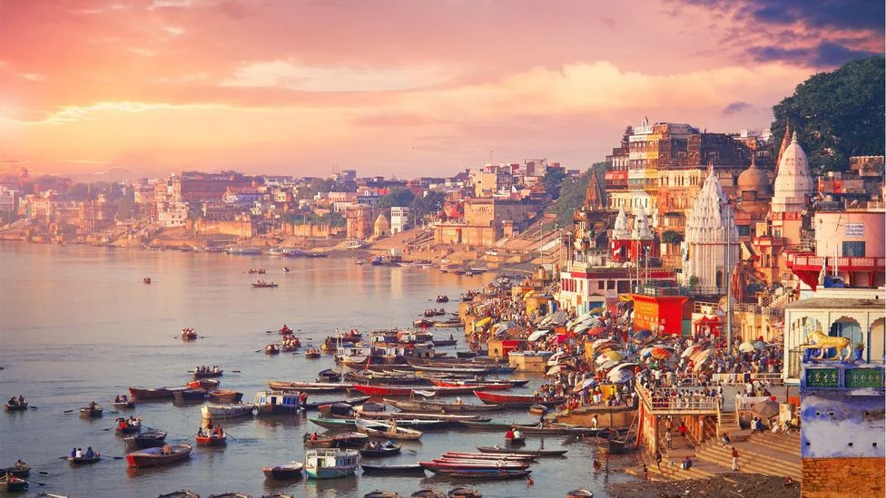 Banaras Ghat with Ganga Aarti