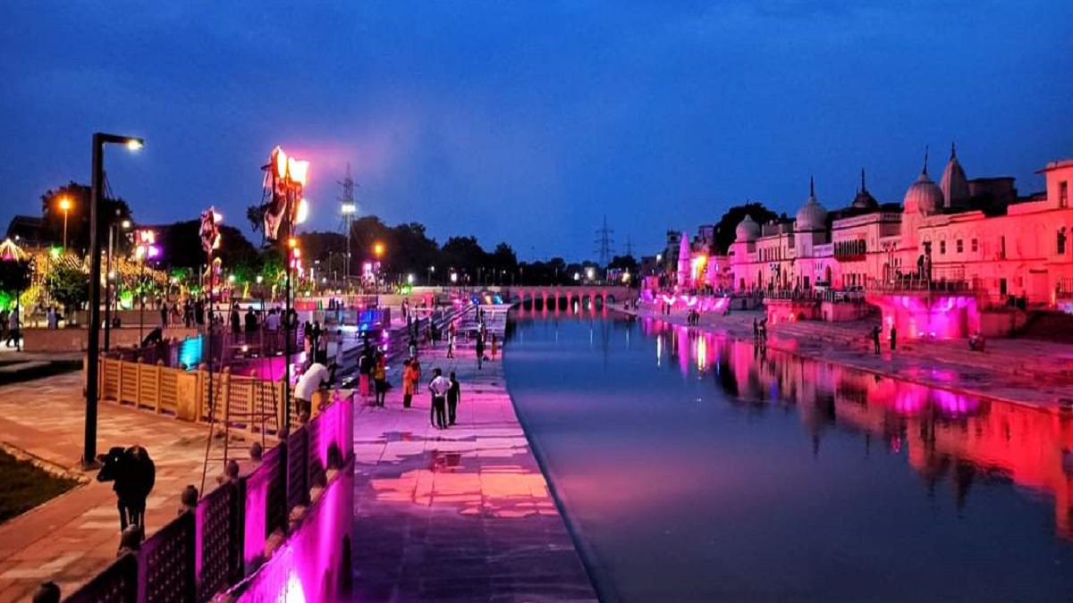 Ram Ki Paidi ghat in Ayodhya, sacred bathing place of Lord Rama